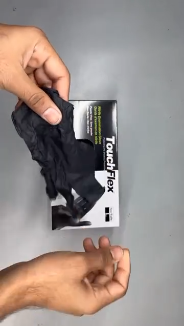 Black Nitrile Disposable Gloves (100 Gloves/ Box)
