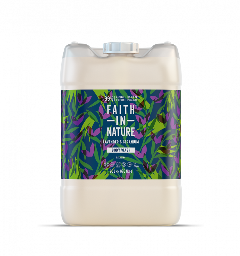 Faith In Nature – Lavender & Geranium - Body Wash – 20L